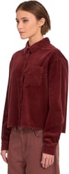Volcom + Weellow Corduroy Shirt W Brick - 4