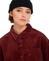 Volcom + Weellow Corduroy Shirt W Brick - 7