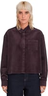 Volcom + Weellow Corduroy Shirt W Raisin