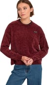 Volcom + Bubble Tease Sweater W Brick - 8