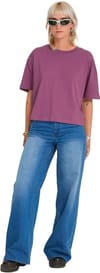 Volcom + Stone Blanks Up Tee W Orchid - 5