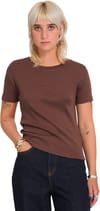 Volcom + Volcom Stone Tight Tee W Tobacco Brown