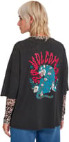 Volcom + Voltrip Tee Vintage Tee W Black - 9