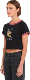 Volcom + Fa Ozzy SS Tee 1 W Black - 4
