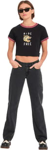 Volcom + Fa Ozzy SS Tee 1 W Black - 5