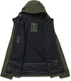 Volcom + Brighton Full Zip Jacket Dark Green - 3