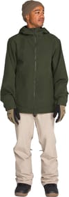 Volcom + Brighton Full Zip Jacket Dark Green - 6