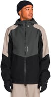 Volcom + Brighton Full Zip Jacket Dark Grey - 4