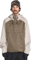 Volcom + Hossegor 20K Pullover Jacket Khaki - 4