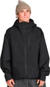 Volcom + Top Stitch Jacket Black Denim - 4