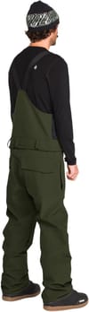Volcom + Roan Bib Overall Dark Green - 5