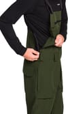Volcom + Roan Bib Overall Dark Green - 6