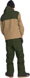 Volcom + Roan Bib Overall Dark Green - 10