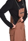 Volcom + Roan Bib Overall Desert Taupe - 6