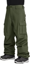 Volcom + Nwrk 20K Baggy Pant Dark Green - 3