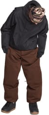 Volcom + Snow Billow Pant Brown Denim - 9