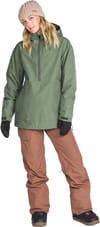 Volcom + Rowan Insulated Gore-Tex Pullover W Light Green - 6