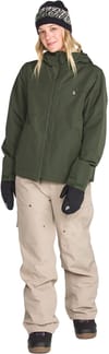 Volcom + Steele Insulated Jacket W Dark Green - 6