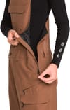 Volcom + Creston 3D Stretch Bib W Desert Taupe - 7