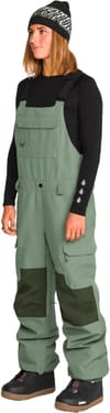 Volcom + Creston 3D Stretch Bib W Light Green - 3