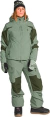 Volcom + Creston 3D Stretch Bib W Light Green - 10