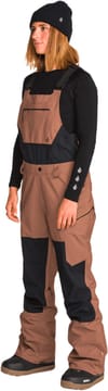 Volcom + Ash Stretch Gore-Tex Bib W Desert Taupe - 3