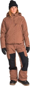Volcom + Ash Stretch Gore-Tex Bib W Desert Taupe - 10