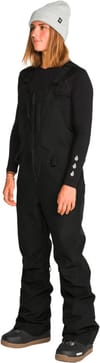 Volcom + Swift Bib Overall W Black - 3