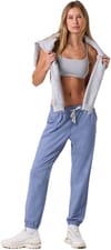 Vuori + Boyfriend Sweatpant W Blue Heron Heather - 3