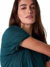 Vuori + Energy Tee W Moss Heather - 5