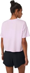 Vuori + Energy Tee W Lilac Breeze Heather