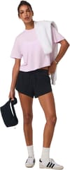 Vuori + Energy Tee W Lilac Breeze Heather - 3