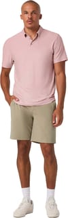 Vuori + Strato Tech Polo M Faded Rose Heather - 4