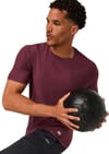 Vuori + Strato Tech Tee M Fig Heather - 5
