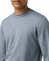 Vuori + Ponto Performance Crew M Foggy Blue Heather - 5