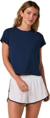 Vuori + Energy Classic Tee W Blue Coast