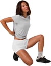 Vuori + Energy Classic Tee W Light Heather Grey - 6