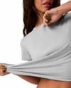 Vuori + Energy Classic Tee W Light Heather Grey - 7