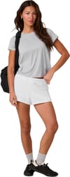 Vuori + Energy Classic Tee W Light Heather Grey - 10