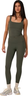 Vuori + Vuori Alltheform Pocket Legging W Army - 4