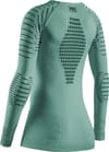 X-Bionic + Invent 4.0 Shirt Lg Sl Wmn Sage Green/Optical White