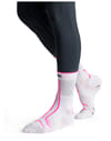 X-Socks + Trailrun Terraskin Expert Crew White/Fluo Pink