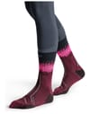X-Socks + Trailrun Terraskin Perform Crew Oxide Red/Fluo Pink