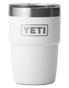 Rambler 8 Oz Stackable Cup White + Yeti