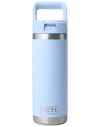 Rambler 18 oz C Straw Bottle Big Sky Summer Camp + Yeti