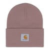 Acrylic Watch Hat Earthy Pink + Carhartt WIP