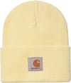 Acrylic Watch Hat Soft Yellow Heather + Carhartt WIP