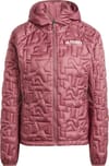 Xperior Light Fleece Hooded Jacket W Quiet Crimson + adidas