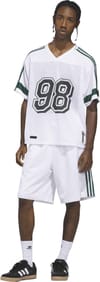 adidas Originals + Tyshawn B Short White/Matte Gold/Collegiate Green - 5