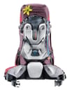 deuter + Aircontact 50+10 Sl Mure/Aubergine